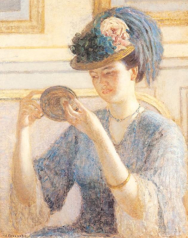Frieseke, Frederick Carl Reflections Norge oil painting art